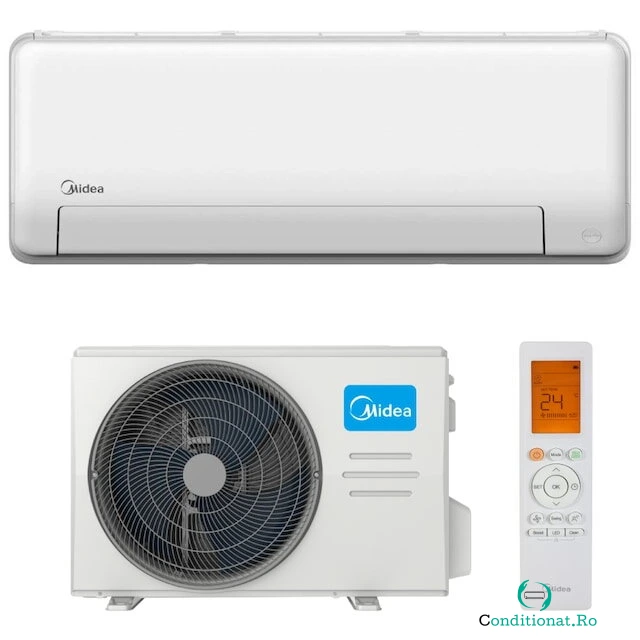 Midea Instalatie de aer conditionat Midea All Easy Pro Nordic, Inverter, 18000 BTU, Clasa A+++, Filtrare dubla, ECO mode, WiFi