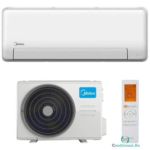 Midea Aparat de aer conditionat Midea All Easy Pro Nordic, Inverter 12000 BTU, Clasa A+++, Filtrare dubla, ECO mode, WiFi